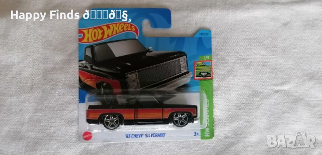 💕🧸Hot Wheels Chevy Silverado HW SLAMMED, снимка 2 - Коли, камиони, мотори, писти - 45011641