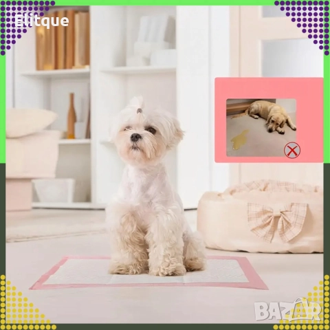 Хигиенни подложки за кучета и котки 60×90 см – Дебели абсорбиращи постелки, 50 бр. в пакет, снимка 5 - За кучета - 52938537