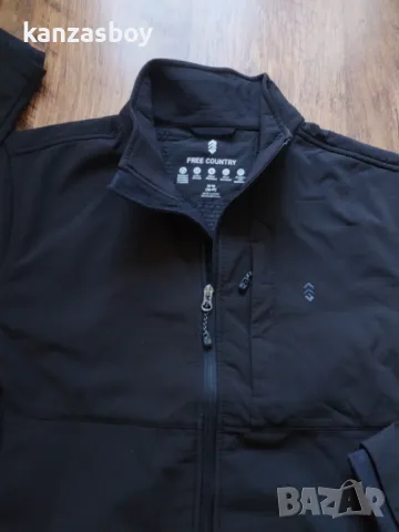 free country softshell jacket - страхотно мъжко яке КАТО НОВО M, снимка 2 - Якета - 49364167
