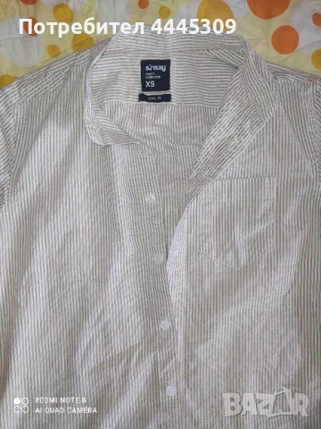 Риза с къс ръкав Sinsey р.xs, снимка 2 - Ризи - 50493142