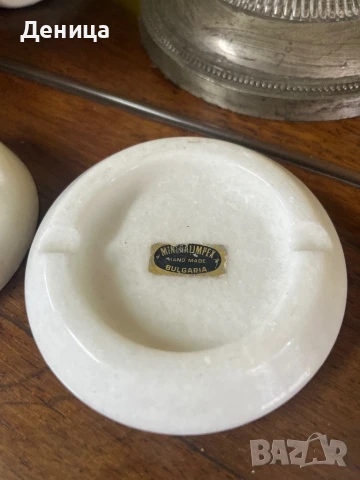 Два п@пелника от мрамор MINERALIMEX ръчна изработака Този с етикет-10.5/2.5 см Цена-15 лв , снимка 3 - Други - 50719059