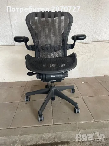 Herman Miller Aeron Classic, снимка 2 - Столове - 49595016