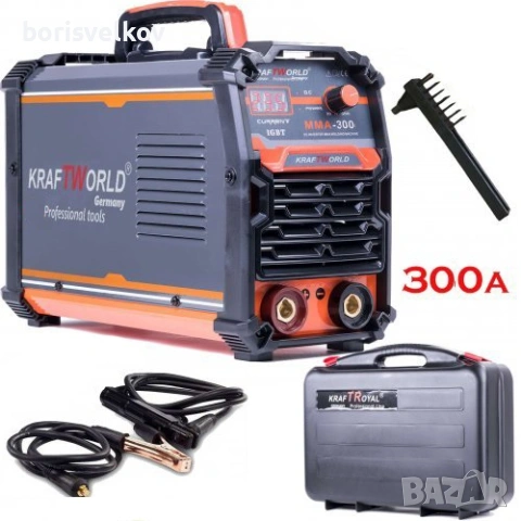 Инверторен Електрожен 300А KraftWorld Professional