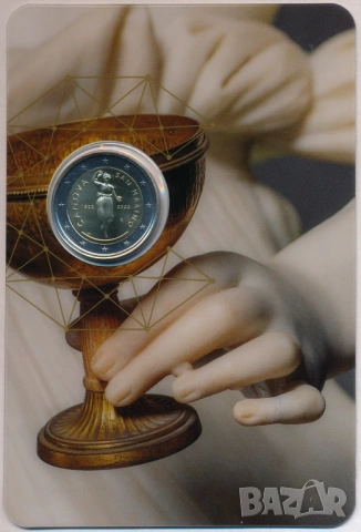 САН МАРИНО 2 евро 2022 Антонио Канова, снимка 3 - Нумизматика и бонистика - 53969963