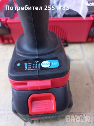 Мощен безчетков ударен гаиковерт 1860н/м, снимка 3 - Винтоверти - 52914956