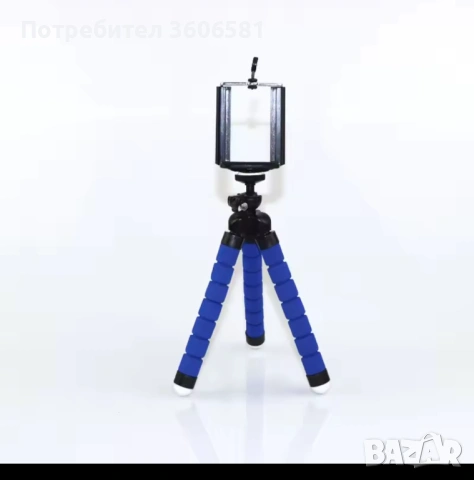 Мини гъвкав държач за телефон/камера тип Октопод с гъвкава скоба за статив, снимка 14 - Селфи стикове, аксесоари - 40136260