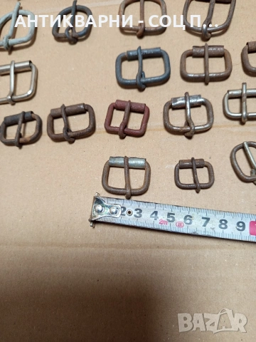 Стари Ръчно Изработени Тока Катарами За Колани 40бр. Номер 592., снимка 13 - Антикварни и старинни предмети - 53205585