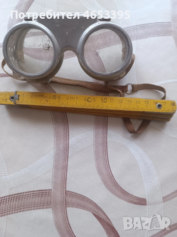 Стари очила и метър, снимка 2 - Други ценни предмети - 52442928