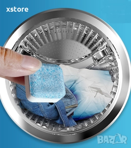 Таблетки за дълбоко и ефективно почистване на перални "12 броя " -ПРОМОЦИЯ, снимка 3 - Други стоки за дома - 52694907