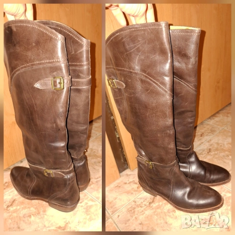 Дамски ботуши естествена кожа 