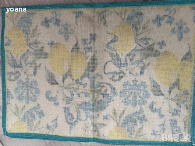 4 броя лимонени постелки за маса / подложки, снимка 3 - Други стоки за дома - 51149022