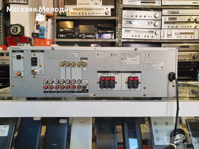 Ресийвър Sony STR-DE485 В отлично техническо състояние, много добър външен вид., снимка 8 - Ресийвъри, усилватели, смесителни пултове - 51747198