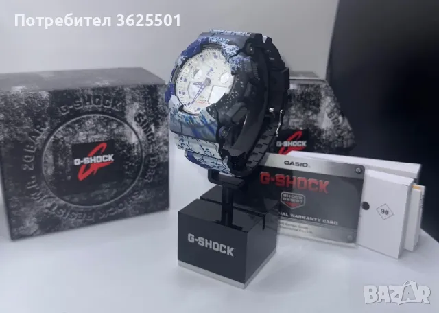 Casio G-Shock GA-100 Kanagawa Limited edition mod, снимка 4 - Мъжки - 47971711