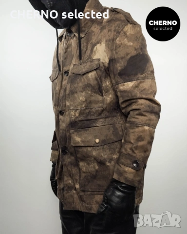 Мъжко камуфлажно полево яке DRYKORN Field Camo Jacket feat. British Millerain – размер L , снимка 3 - Якета - 53850954