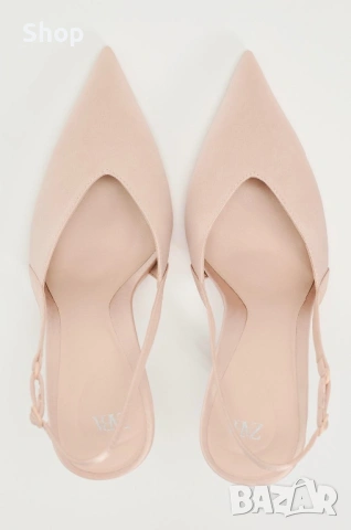👡 Сатенени обувки на ток на Zara 👛, снимка 11 - Дамски обувки на ток - 53773100