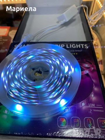 Smart LED Лента 10 метра / Лед лента с дистанционно, снимка 8 - Лед осветление - 52246406