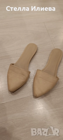 Бежави Чехли за навън, снимка 2 - Чехли - 51760142