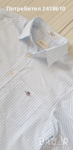 Gant Oxford Regular Fit Pique Cotton Mens Size 39 - 40 / M ОРИГИНАЛ! НОВО! Мъжка Риза!, снимка 13 - Ризи - 53340558