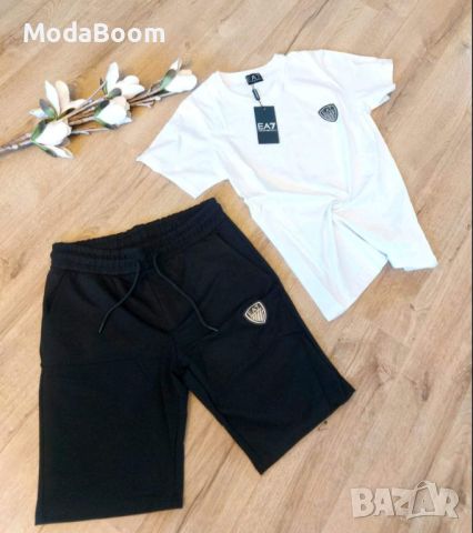 🔝😎Emporio Armani два цвята мъжки къси екипи😎🔝, снимка 2 - Спортни дрехи, екипи - 45265761