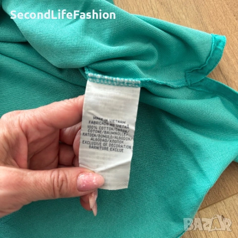 Polo Ralph Lauren мъжка поло тениска размер S синьо зелена , снимка 5 - Тениски - 53786387