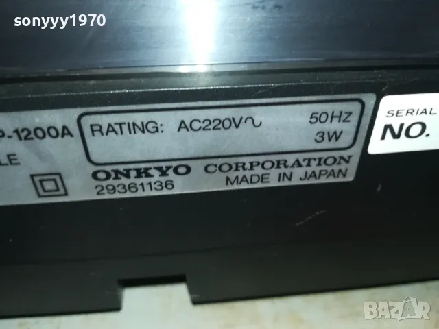 ONKYO CP-1200A MADE IN JAPAN-ВНОС SWISS 1602251512LNWC, снимка 18 - Грамофони - 49152315