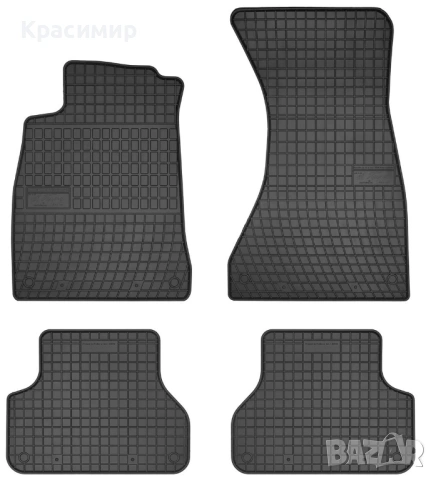 Гумени стелки за  Audi A4 B9 2015г, снимка 2 - Аксесоари и консумативи - 53620942