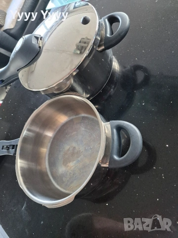 Тенджера под налягане , снимка 3 - Уреди за готвене на пара - 54086775