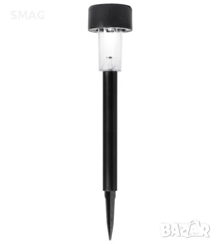 Слънчев соларен фенер лампа черен 23см S_1117764, снимка 2 - Соларни лампи - 49901794