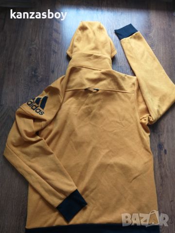 adidas Hoodie Daybreaker Orange - страхотно мъжко горнище М, снимка 10 - Спортни дрехи, екипи - 45081930