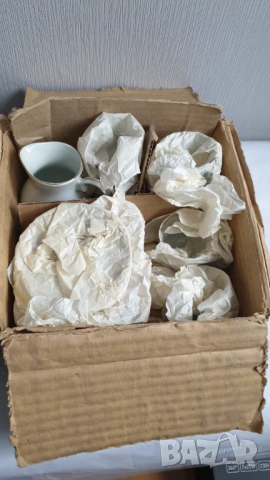 Сервиз за кафе - 13 части - фабрика Коста Йорданов гр.Видин, снимка 5 - Колекции - 53661366