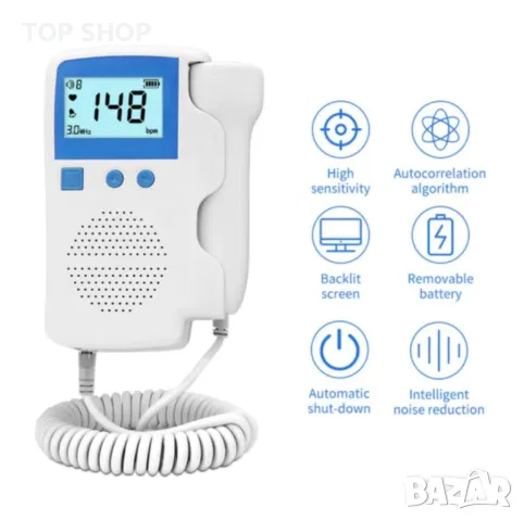 Фетален доплер Fetal Doppler Baby Zone, снимка 6 - Медицинска апаратура - 49157798