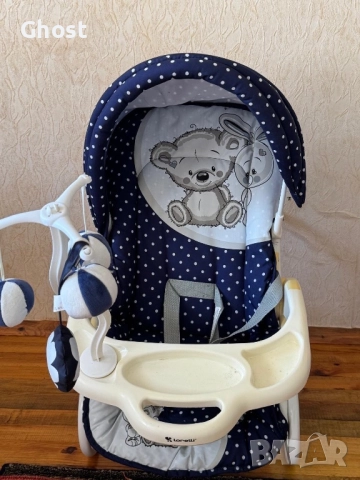 Шезлонг и столче за хранене 2в1