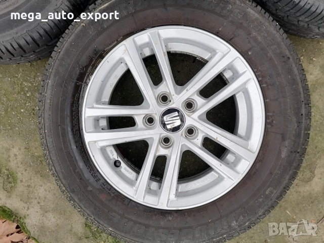 4 бр. оригинални джанти за Seat 5 X 100 mm, снимка 5 - Гуми и джанти - 53579484