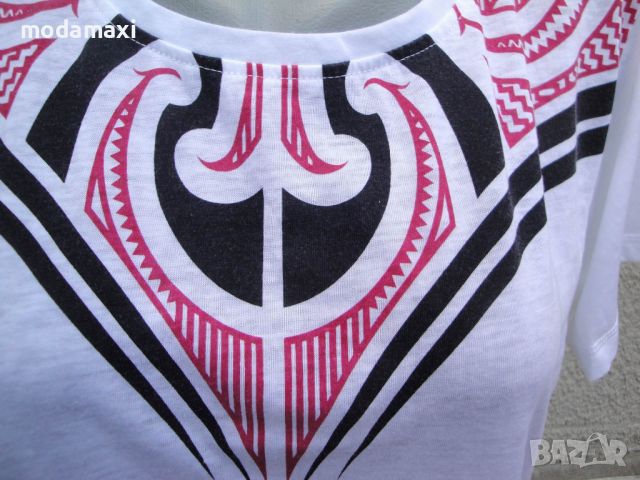 3XL Нова бяла блуза Haka, снимка 3 - Тениски - 46709680
