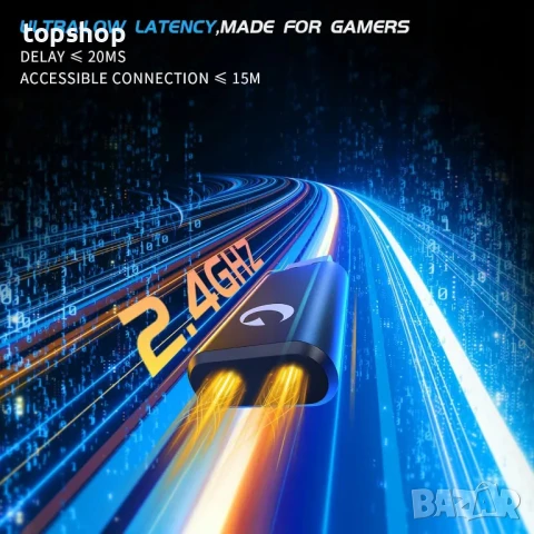 НОВИ безжични слушалки Captain 400 2.4GHz USB C Wireless Bluetooth 5.2, 60H, снимка 6 - Bluetooth слушалки - 50542383