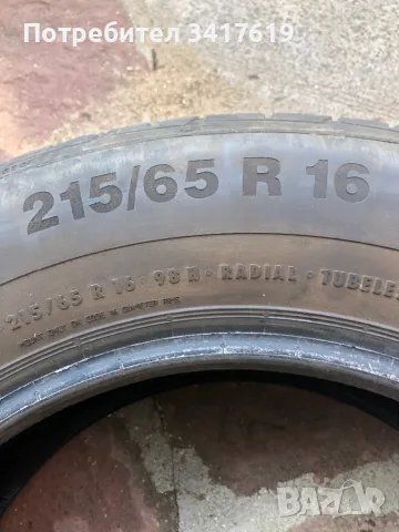 Гуми Continental Contipremiumcontact 215/65 R16, снимка 3 - Гуми и джанти - 47350400