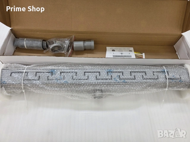 90см линеен сифон за баня VILSTEIN Greek, инокс, снимка 11 - ВИК - 53748545