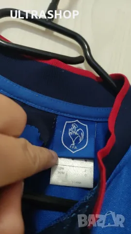 Ръгби фланелка на Франция Adidas M size Rugby France , снимка 7 - Тениски - 46885908