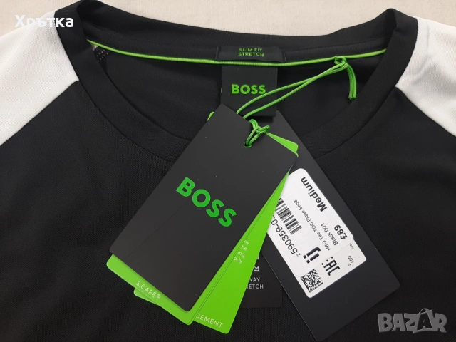 Hugo Boss HBG TOC T-Shirt - Оригинална мъжка тениска р-р M/L, снимка 10 - Тениски - 54152258