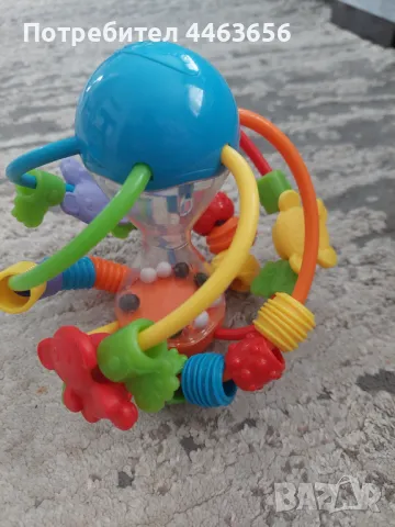 Топка дрънкалка "играй и учи" PlayGro, снимка 2 - Дрънкалки и чесалки - 50167817