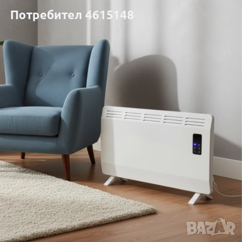 Конвектор Voltz OV51974D – 2400W, Wi-Fi управление, LED дисплей и таймер, снимка 2 - Други - 51984978