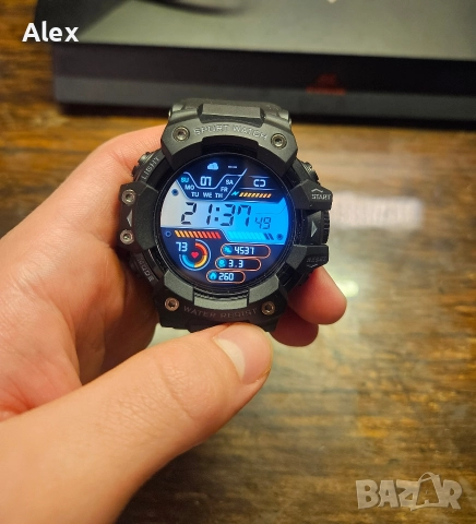 Масивен Military Smart Watch – Чисто Нов, Обаждания, Водоустойчив