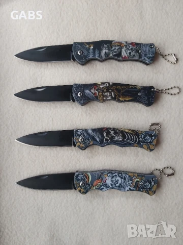 Комплект 4 броя сгъваеми ножчета, снимка 8 - Ножове - 50667688