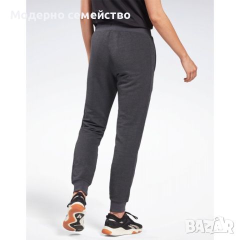 Дамско спортно долнище reebok textured pants black, снимка 1 - Спортни екипи - 46703752