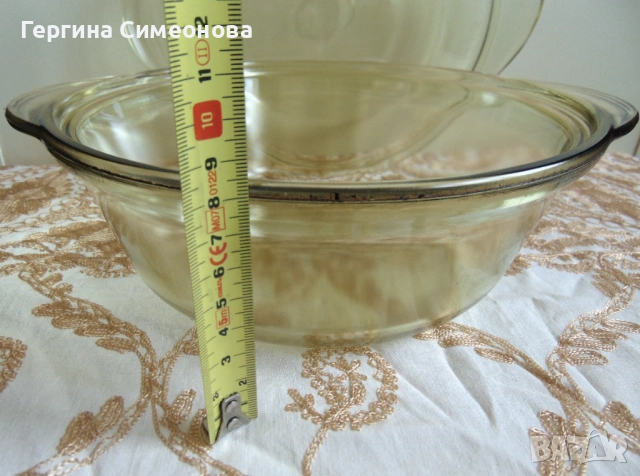 Три стари йенски съда, снимка 7 - Съдове за готвене - 52551009