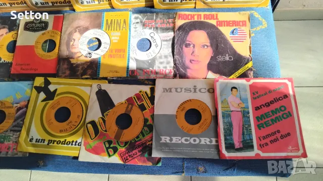 50бр малки грамофонни плочи, снимка 3 - Грамофонни плочи - 49854659