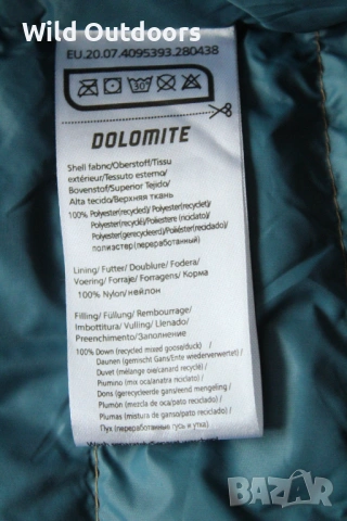 DOLOMITE - мъжко пухено яке, пухенка, размер M, снимка 10 - Якета - 53275466