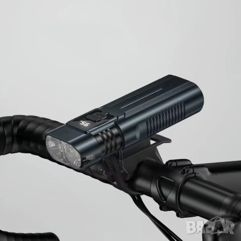 LED фар за Колело, Велосипед, Тротинетка, акумулаторен, дисплей, 4 режима, IP43, 10W, снимка 4 - Аксесоари за велосипеди - 51062527