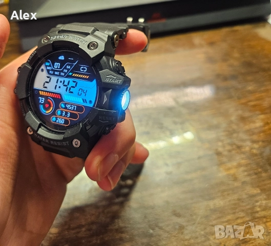 Масивен Military Smart Watch – Чисто Нов, Обаждания, Водоустойчив, снимка 11 - Смарт часовници - 52683188