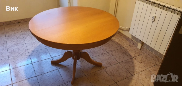 Маса за кухня/трапезария масивно дърво разтегателна